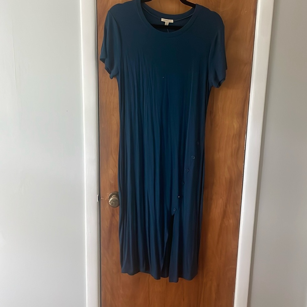 NWT Form fitting navy blue dress from Anthro